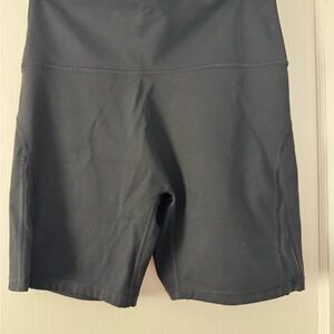 Aerie Black Bike Shorts High Waist Performance